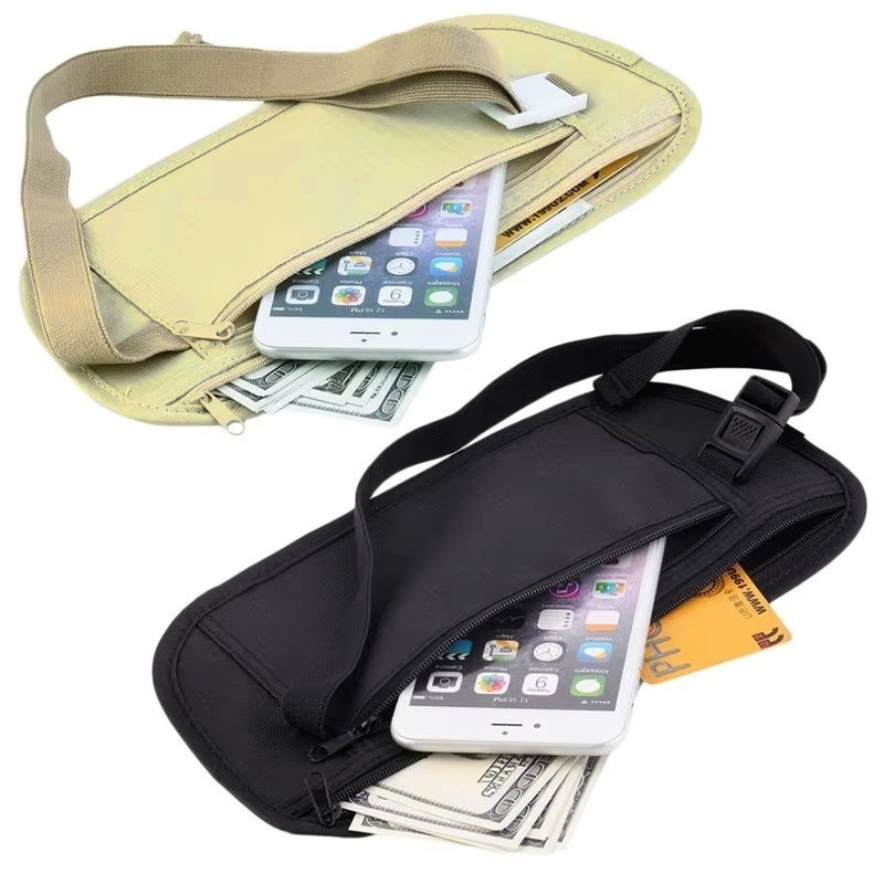 Money Belt Hidden - Невидимые дорожные поясные сумки для паспорта,