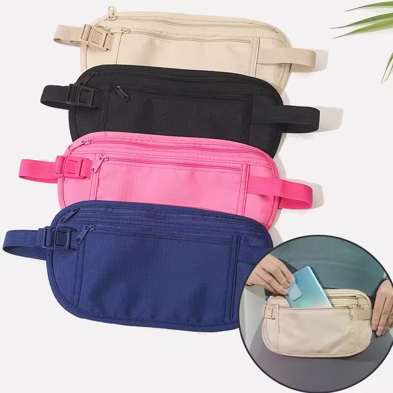 Money Belt Hidden - Спортивная поясная сумка для бега, невидимая