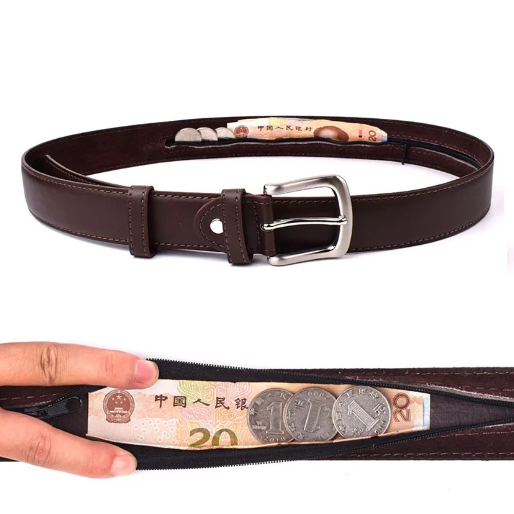 Money Belt Hidden - Поясная сумка-кошелек из ПУ кожи с