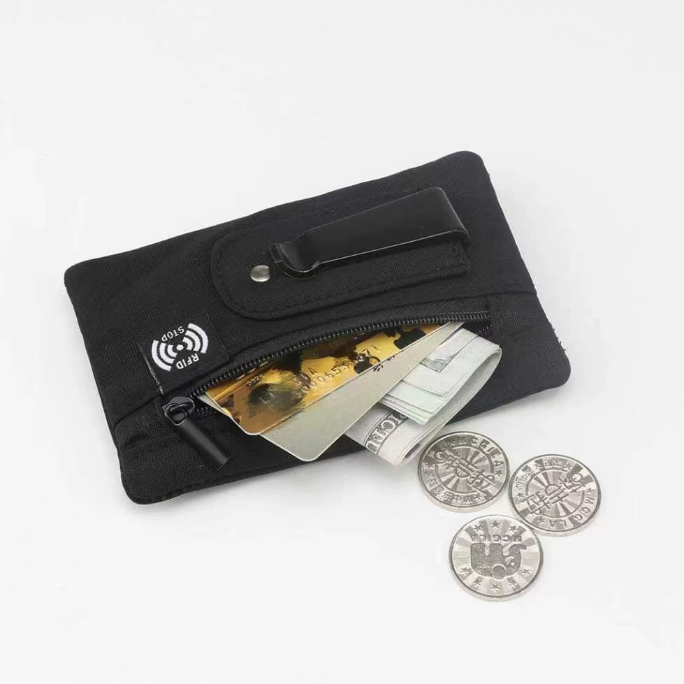 Money Belt Hidden - Скрытый противоугонный кошелек-клинкет с RFID-защитой, поясная