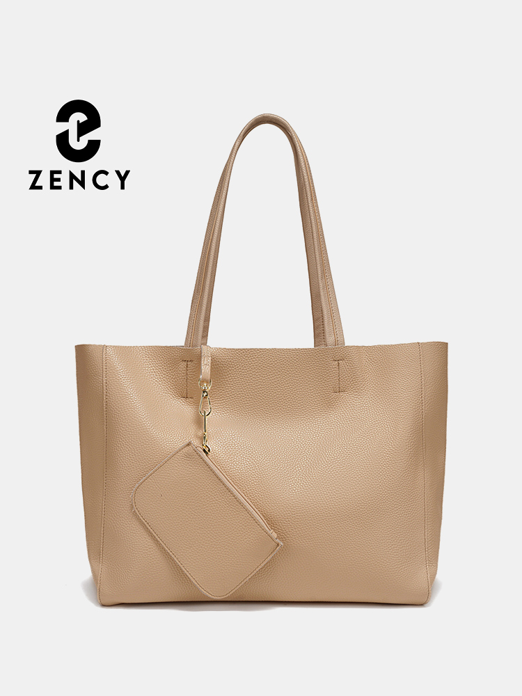 Travel Accessories Tech - Большая сумка-тоут Zency из натуральной кожи,