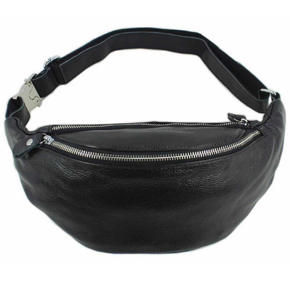 Money Belt Hidden - Модная мужская поясная сумка из натуральной