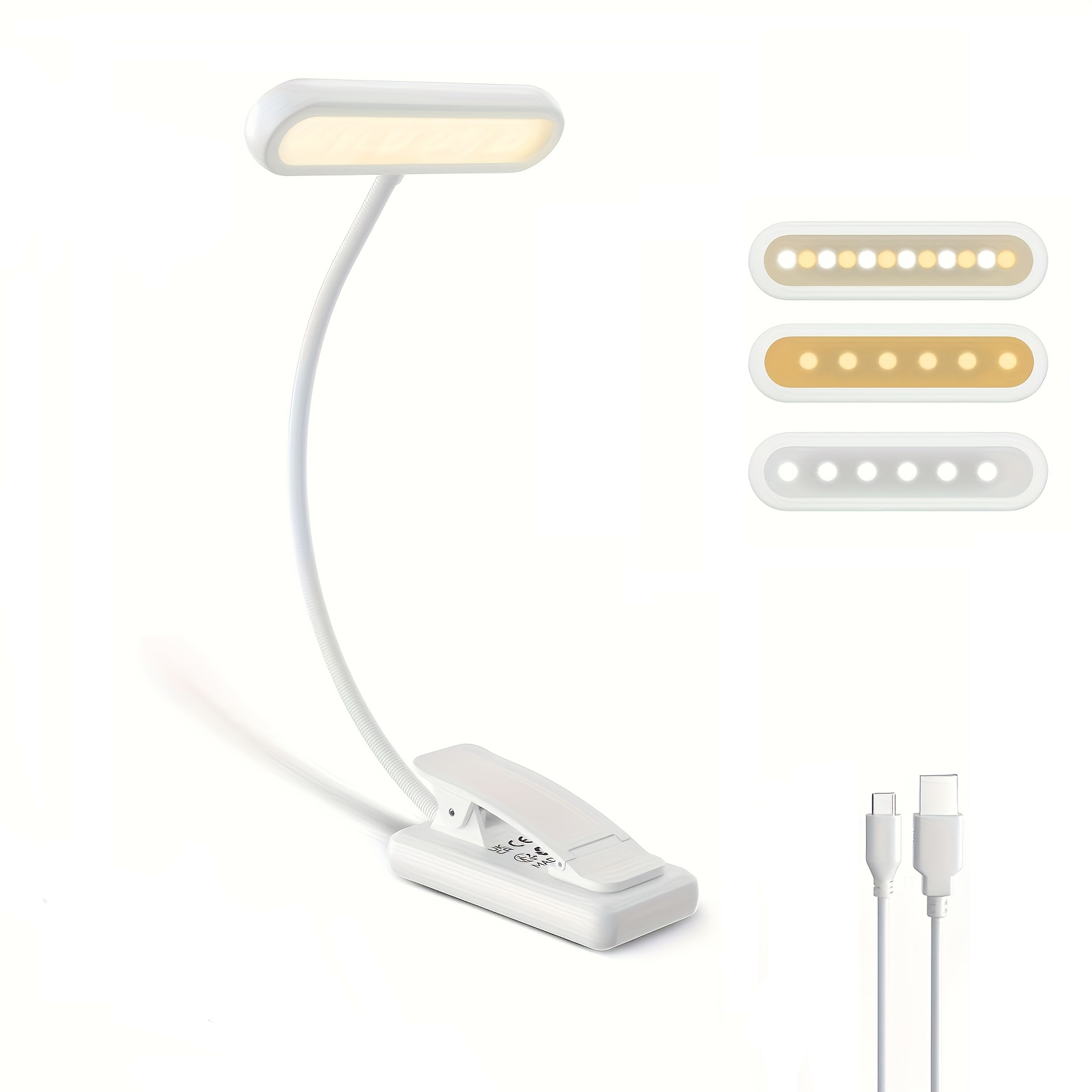 Book Light Flexible - Портативный светильник для чтения с креплением