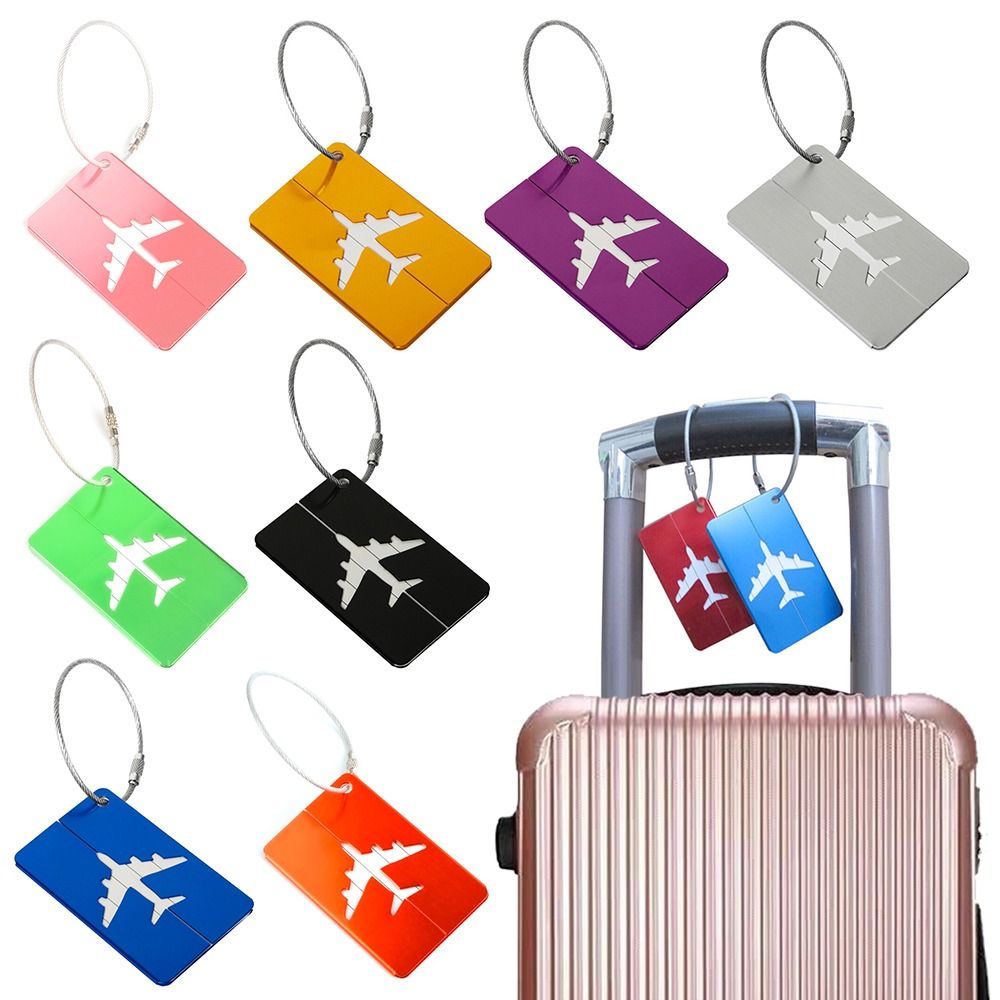 Travel Accessories B&M - Алюминиевые бирки для багажа для путешествий,