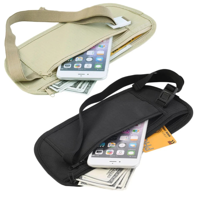 Money Belt Hidden - Невидимые дорожные поясные сумки для паспорта,