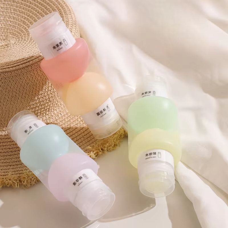 Travel Accessories Youtube - Многоразовые силиконовые дорожные флаконы: двойные мягкие