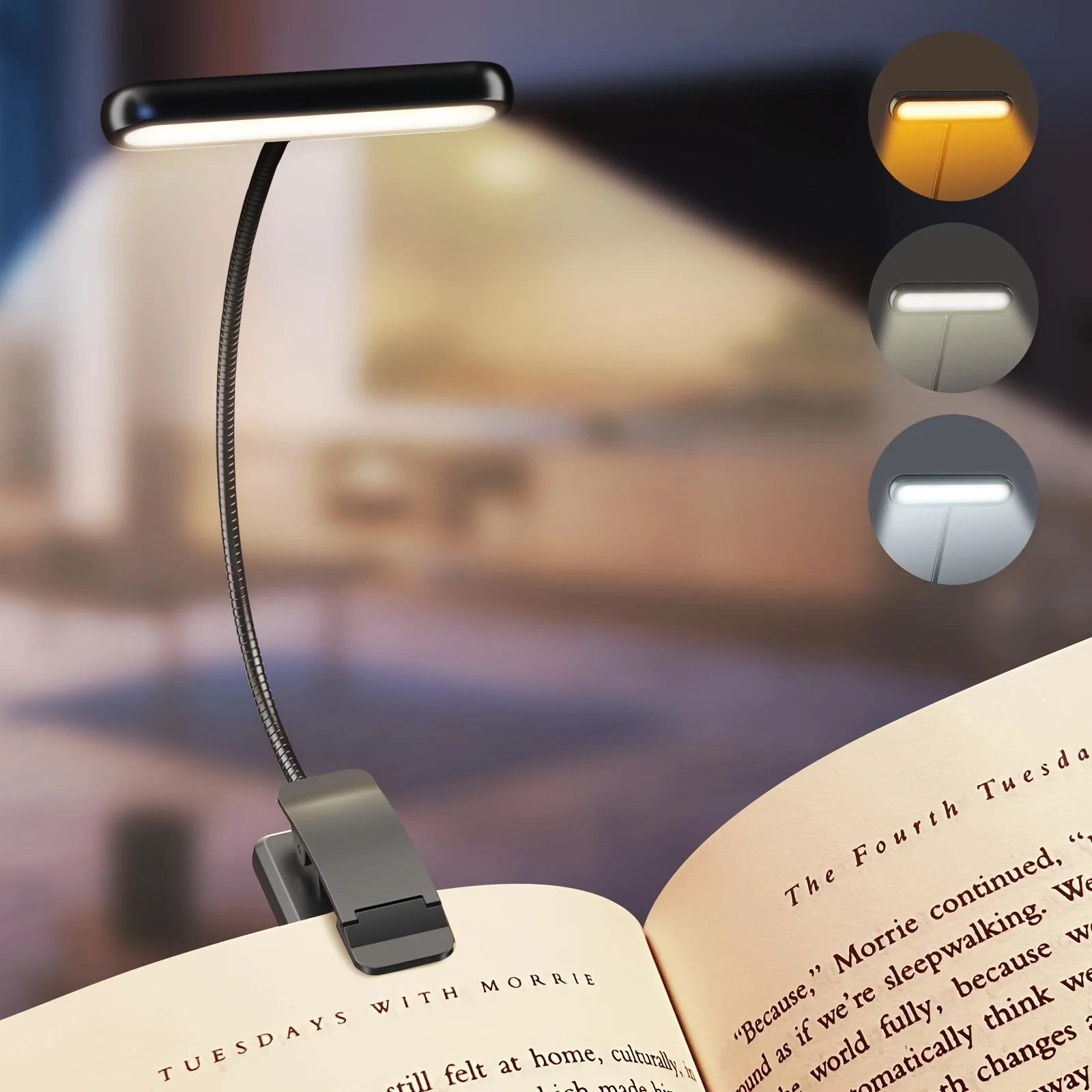 Book Light Flexible - Портативная гибкая ночная лампа для чтения