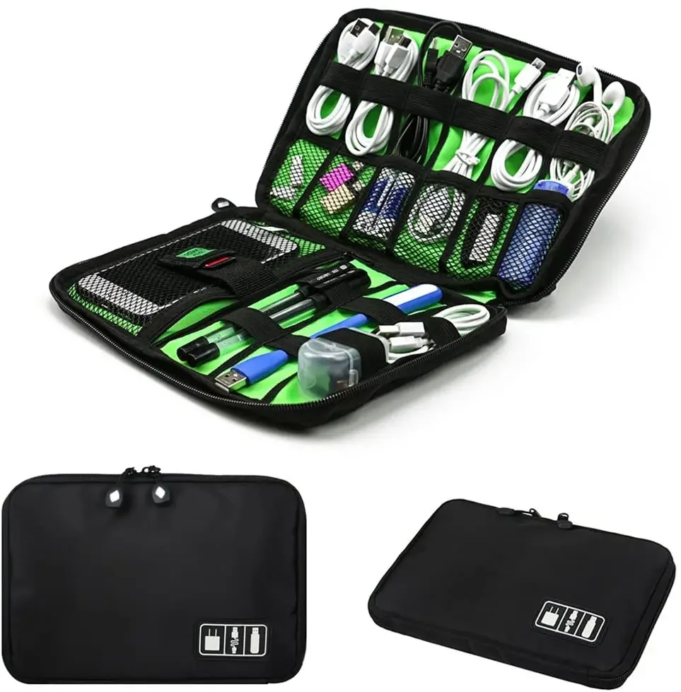Travel Accessories Case - Набор сумок-органайзеров для хранения кабелей, чехол