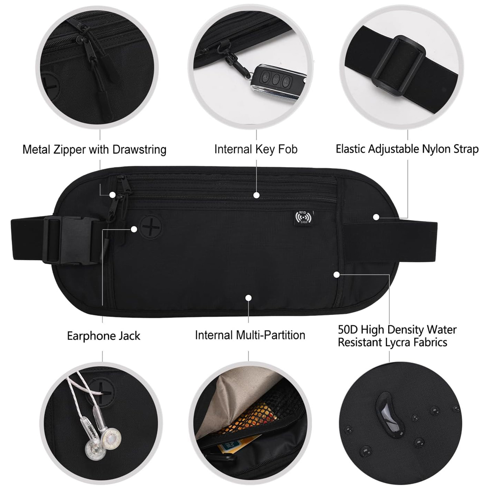 1 шт. Защитный пояс для денег  – обзор и цена Money Belt Hidden