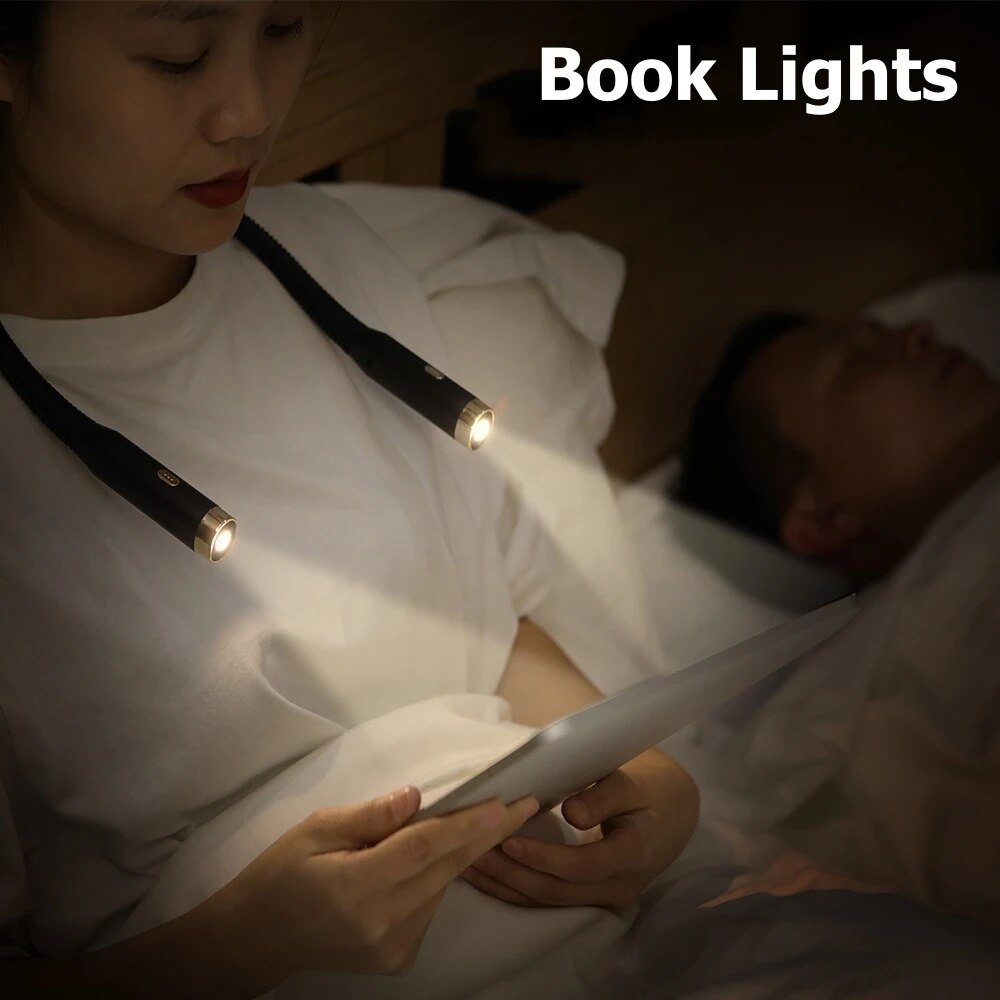 Шейный светильник для чтения,  – обзор и цена Book Light Flexible