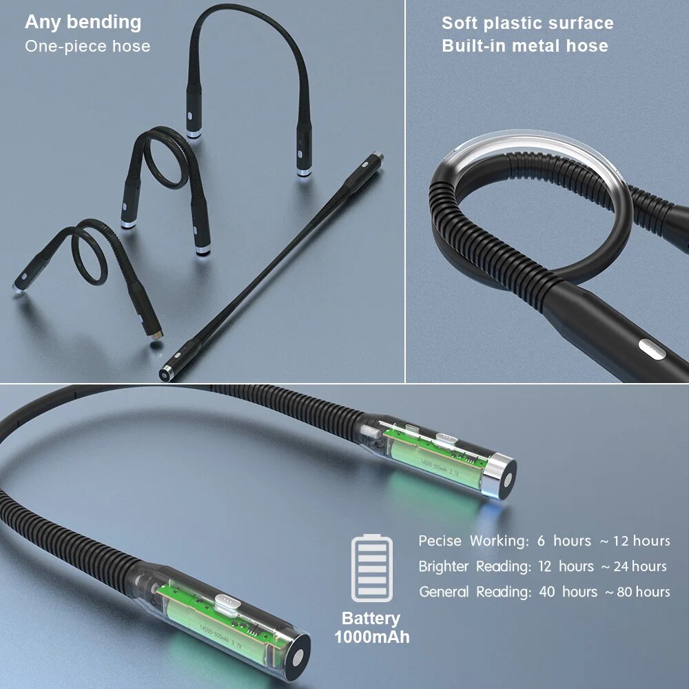 Шейный светильник для чтения,  – обзор и цена Book Light Flexible