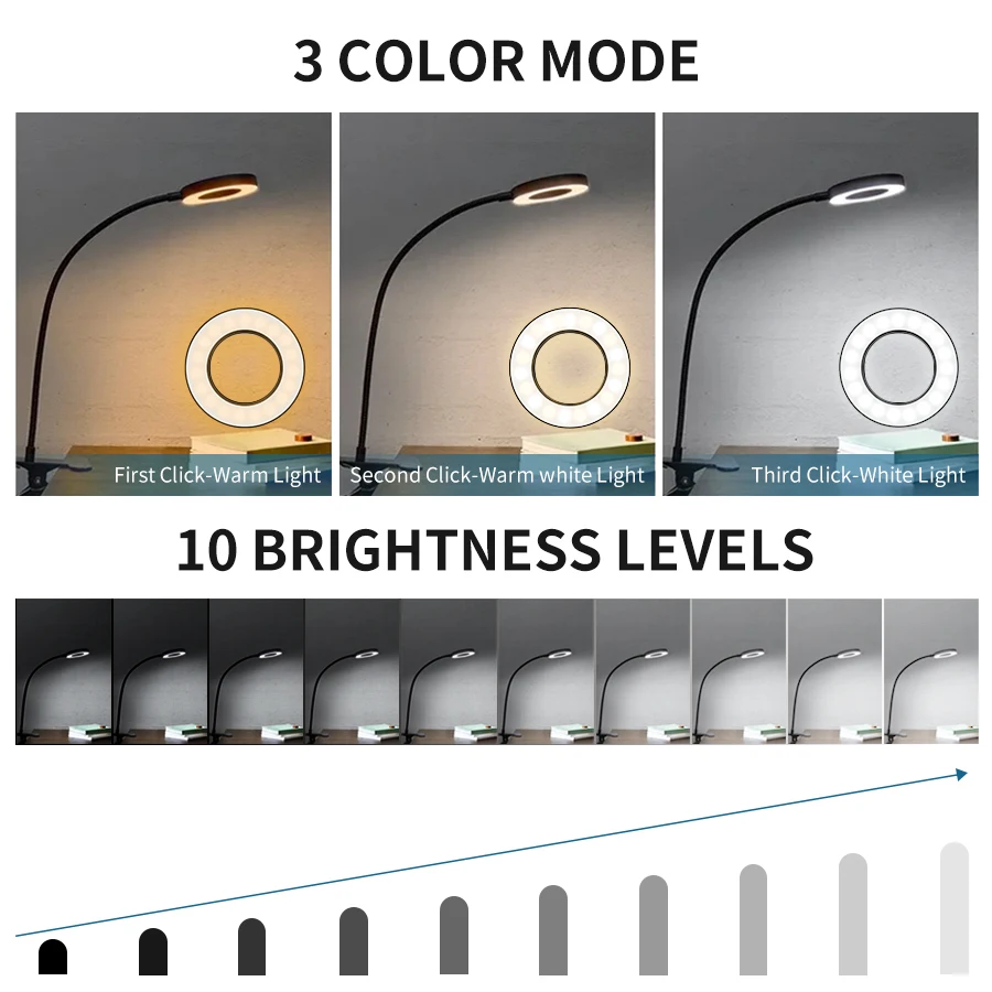 48 светодиодов на клипсе на на – обзор и цена Book Light Flexible