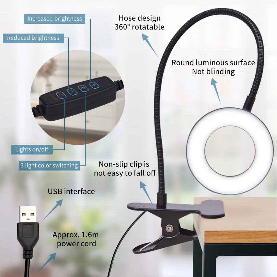 48 светодиодов на клипсе на на – обзор и цена Book Light Flexible