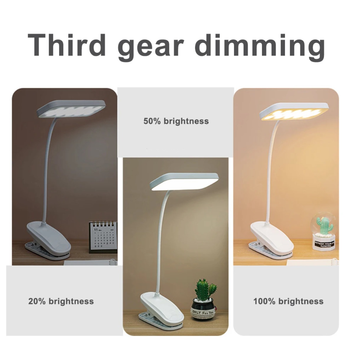 360 °   Гибкая настольная ламп – обзор и цена Book Light Flexible