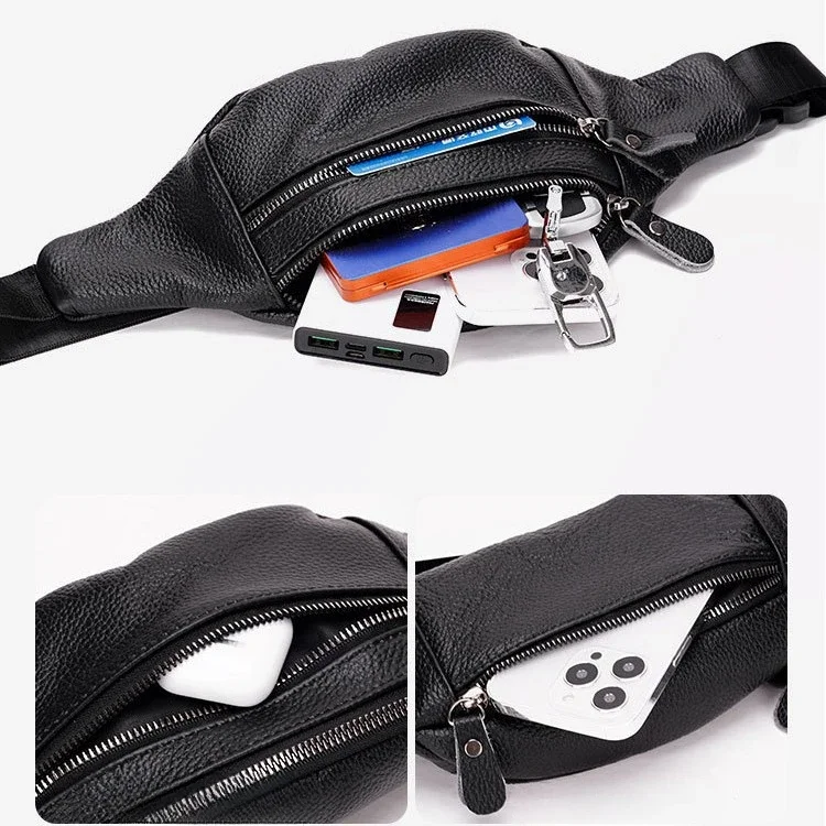Мужская поясная сумка из натур – обзор и цена Travel Accessories Tech