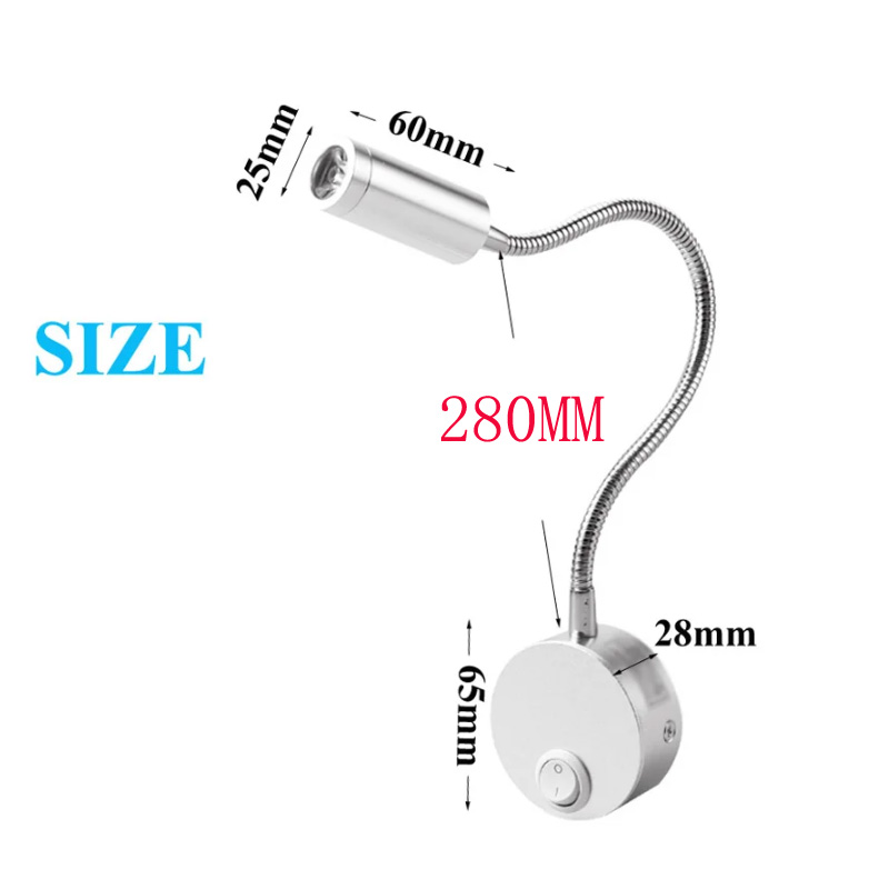 Настенный светильник с гибким  – обзор и цена Book Light Flexible