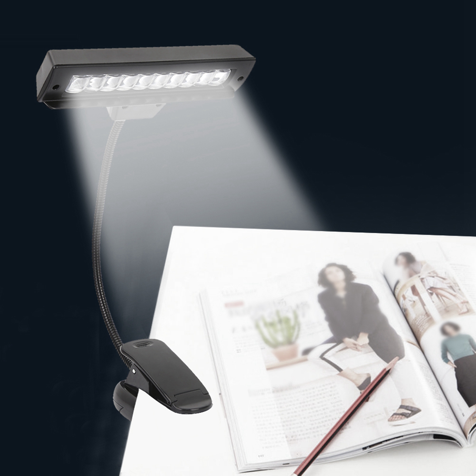 Портативная светодиодная лампа – обзор и цена Book Light Flexible