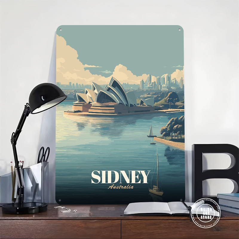 Ретро-постер «Опера в Сиднее»  – обзор и цена Travel Accessories Sydney