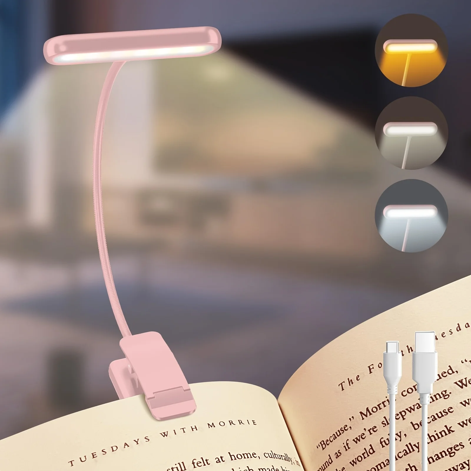 Портативная гибкая ночная ламп – обзор и цена Book Light Flexible